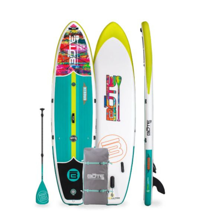 Bote Breeze Aero Inflatable 11'6" SUP Stand Up Paddleboard with Paddle - Image 9